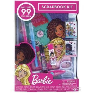 Barbie Scrapbooking Kit - Includes 99 Stickers, Scrapbook, Markers & More